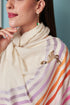 Flamingo Style Fine Wool Silk Stripe